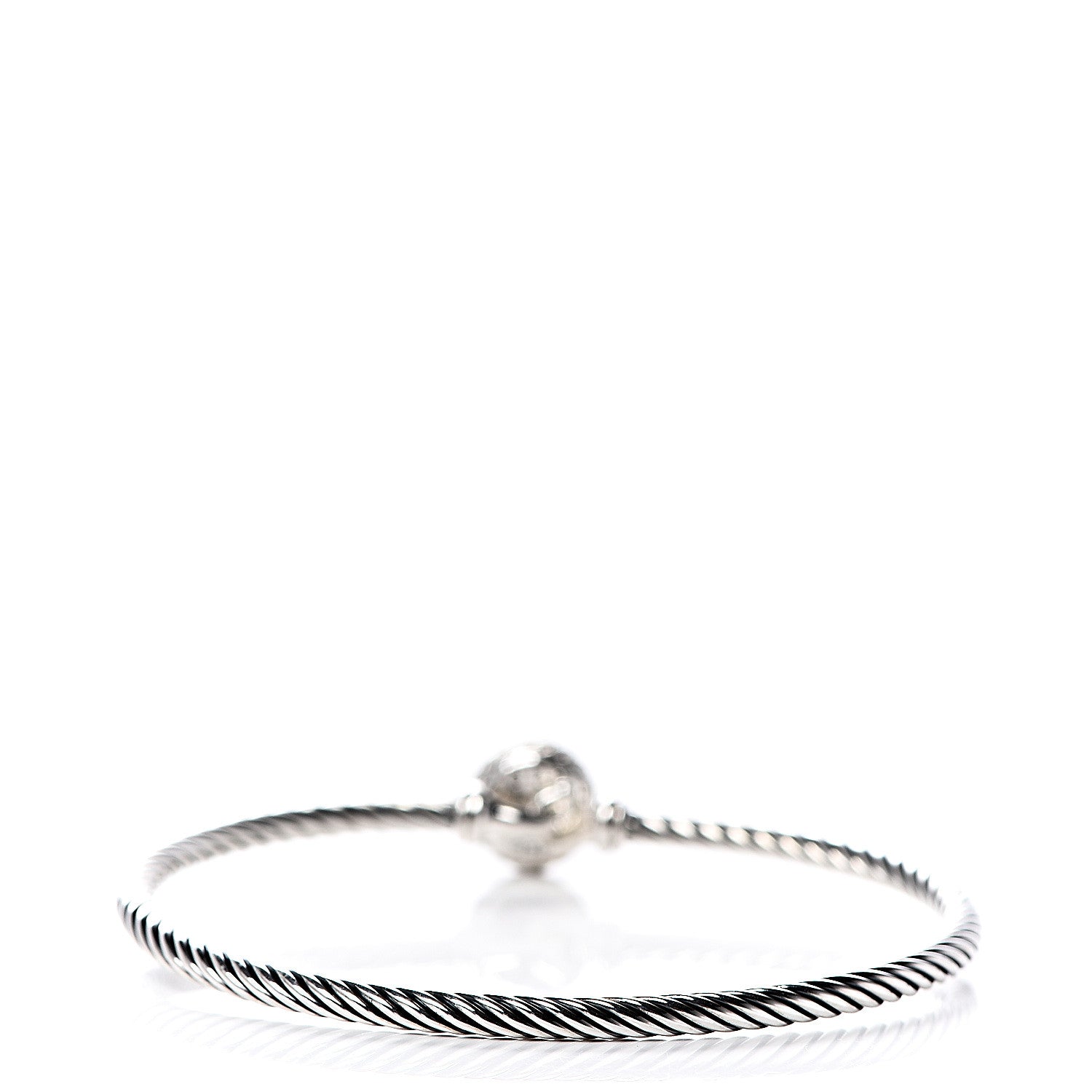 David Yurman Sterling Silver Blue Topaz 3mm Chatelaine Bracelet 3 of 4
