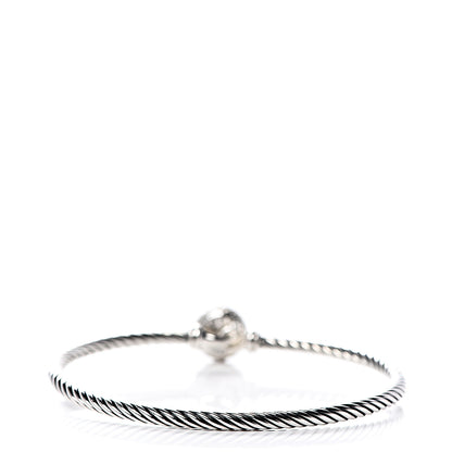 David Yurman Sterling Silver Blue Topaz 3mm Chatelaine Bracelet 3 of 4