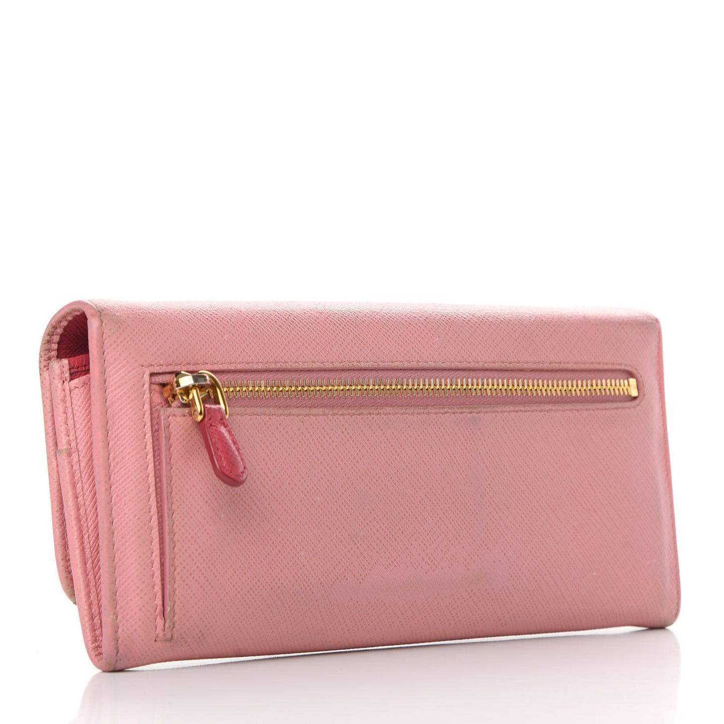 Saffiano Continental Flap Wallet Orchidea