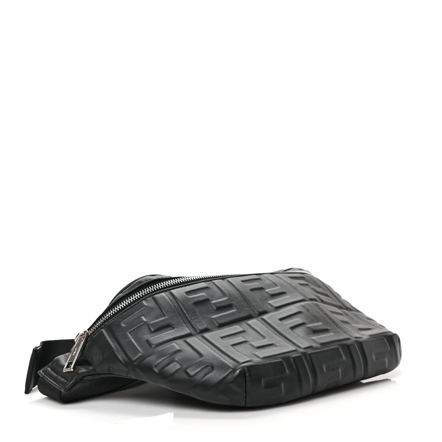 Fendi Nappa FF 1974 Embossed Belt Bag Black 4 of 9