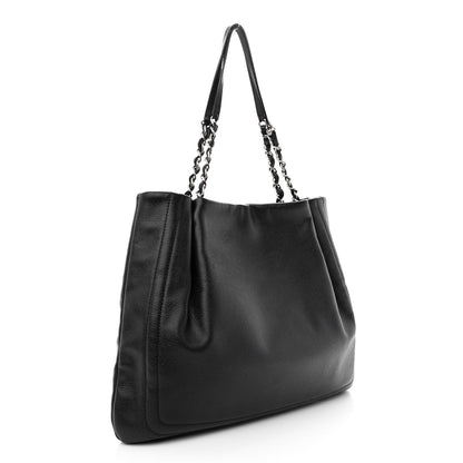 Chanel Caviar CC Timeless Shopping Tote Black 2 of 13