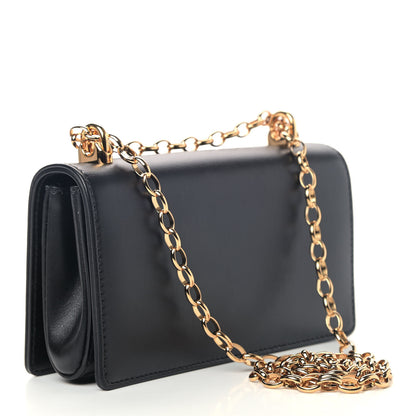 Dolce & Gabbana Smooth Calfskin Acetate DG Shoulder Bag Black 2 of 4