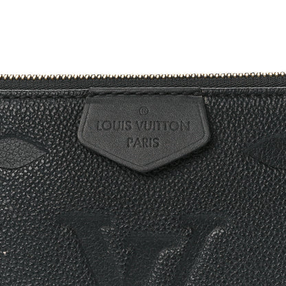 Louis Vuitton Empreinte Monogram Giant Multi Pochette Accessories Black 7 of 13