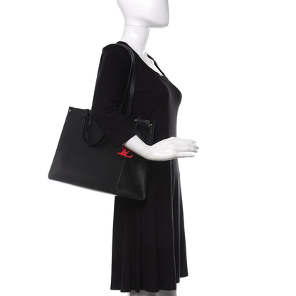 Louis Vuitton Epi Onthego MM Black 2 of 9