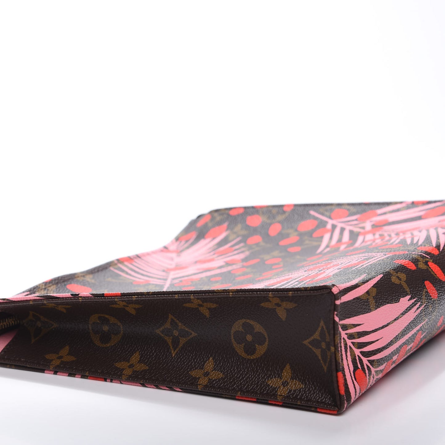 Monogram Jungle Dots Toiletry Pouch 26 Sugar Pink Poppy