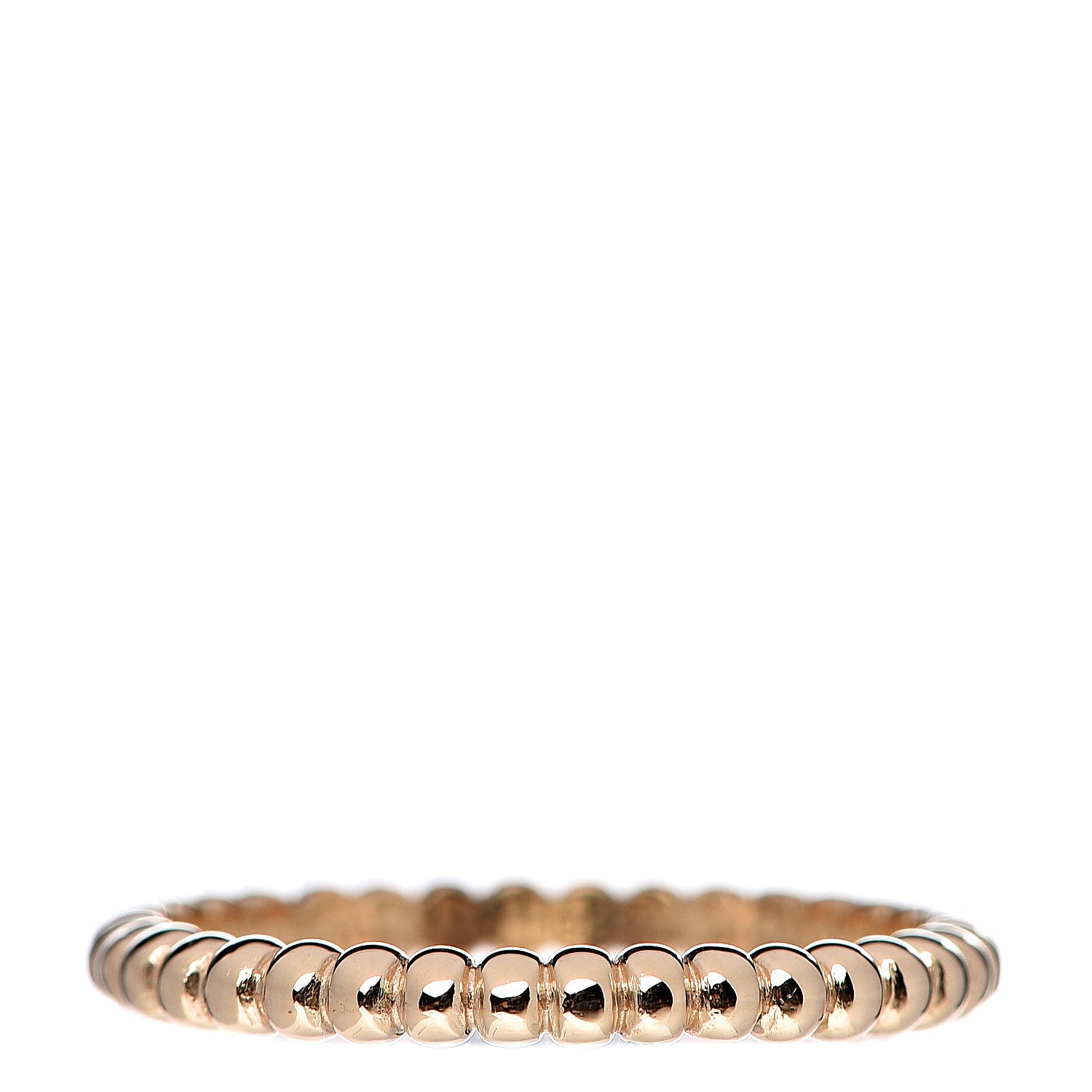 Van Cleef & Arpels 18K Yellow Gold Small Perlee Ring 51 5.75 1 of 5