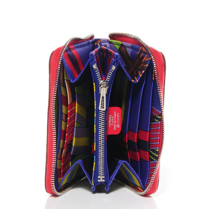 Hermes Epsom Silk'in Compact Wallet Bougainvillea 10 of 11