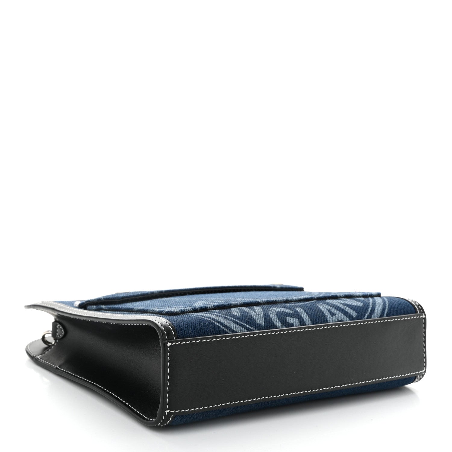 Burberry Denim Smooth Calfskin Mini Pocket Bag Blue 1748693
