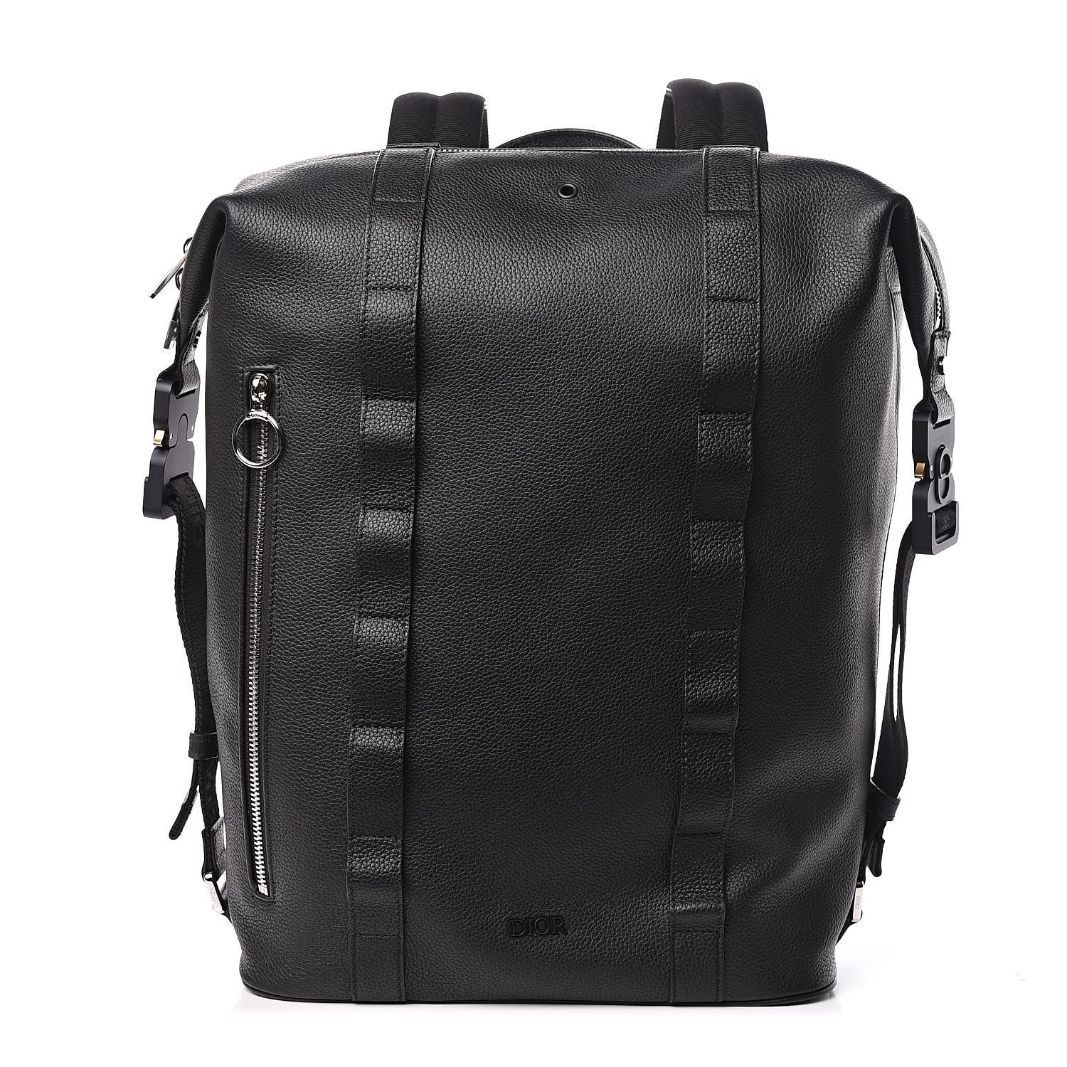 Christian Dior Grained Calfskin Safari Backpack Black 1 of 10