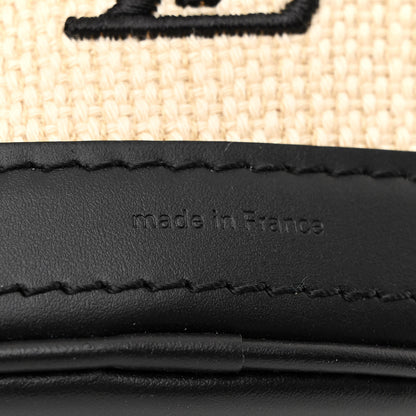 Louis Vuitton Cotton Calfskin Monogram Nano Bucket Bag Black 9 of 12