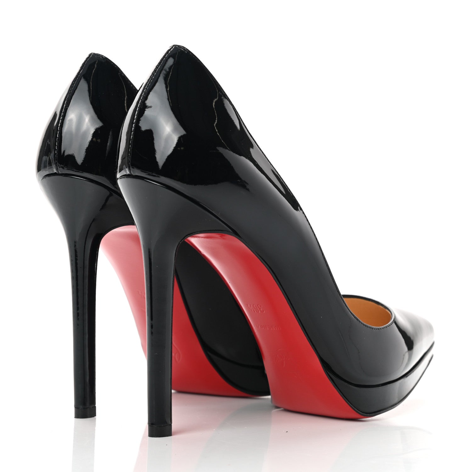 Christian Louboutin Patent Pigalle Plato 120 Pumps 36.5 Black 4 of 8