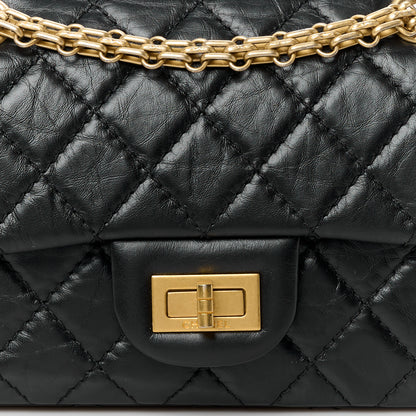 Chanel Aged Calfskin Quilted 2.55 Reissue Mini Flap Black 8 of 11