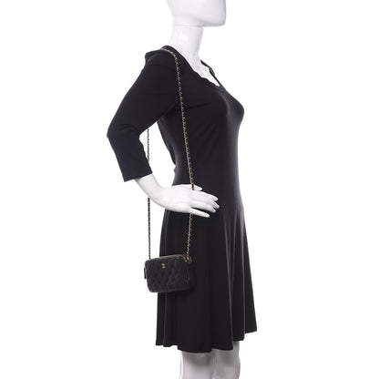 Chanel Caviar Quilted Small Clutch With Chain Black 2 of 12