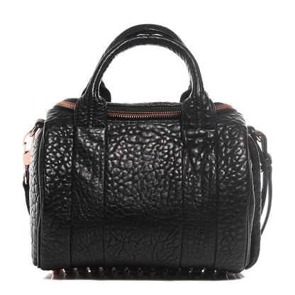 Alexander Wang Pebbled Lambskin Rockie Black Rose Gold Hardware 1 of 6