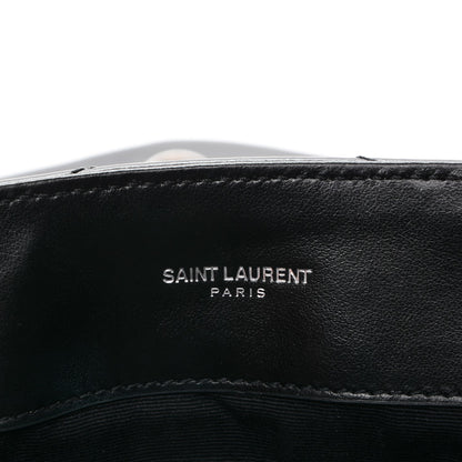 Saint Laurent Calfskin Y Quilted Monogram Medium Loulou Chain Satchel Black 7 of 7