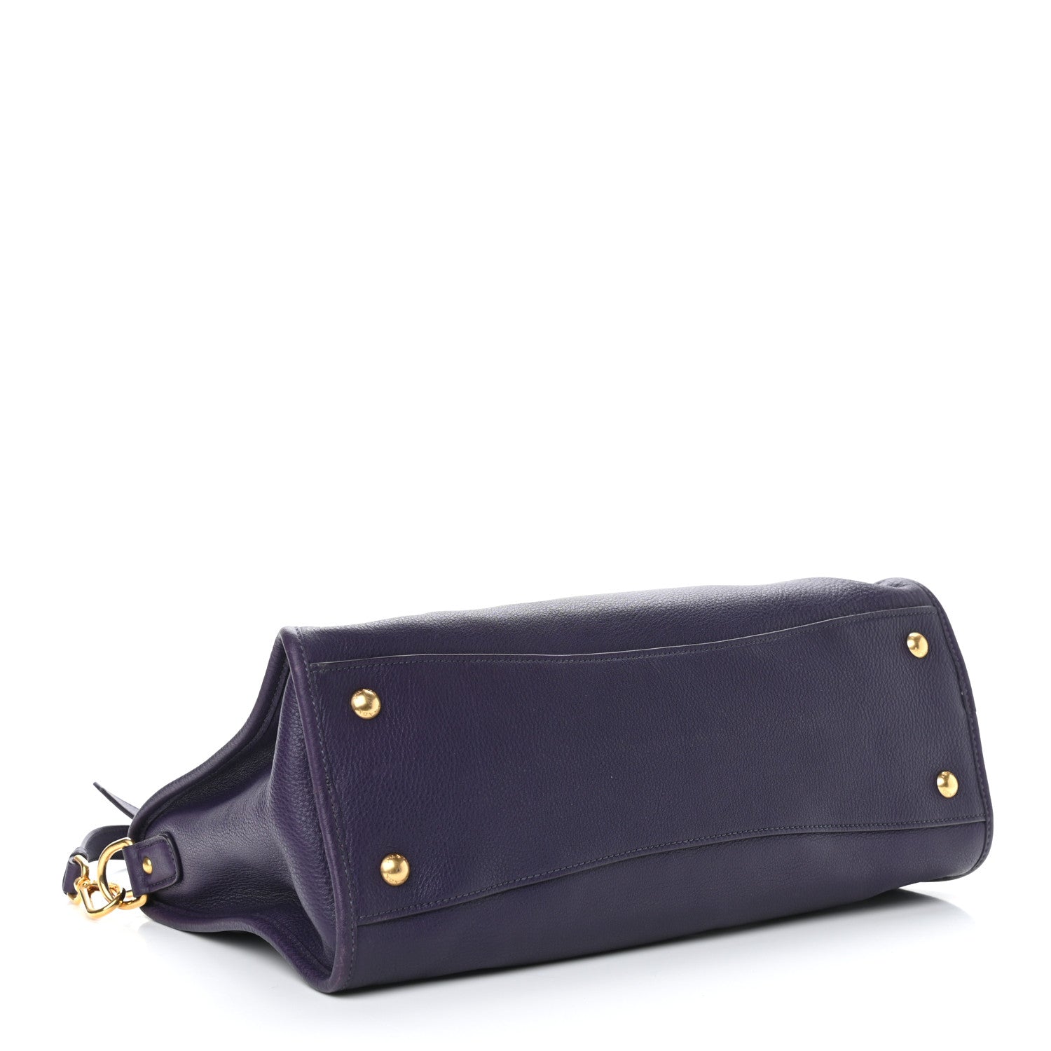 Prada Vitello Daino Shopping Satchel Uva 4 of 11