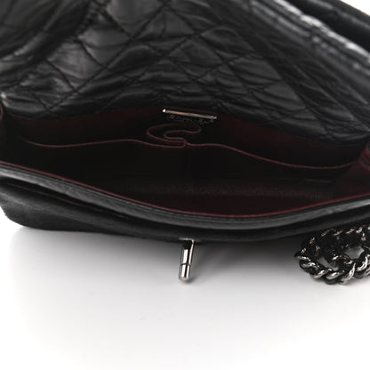 Chanel Aged Calfskin Miss Pony Fur Medium Flap Black 6 of 10