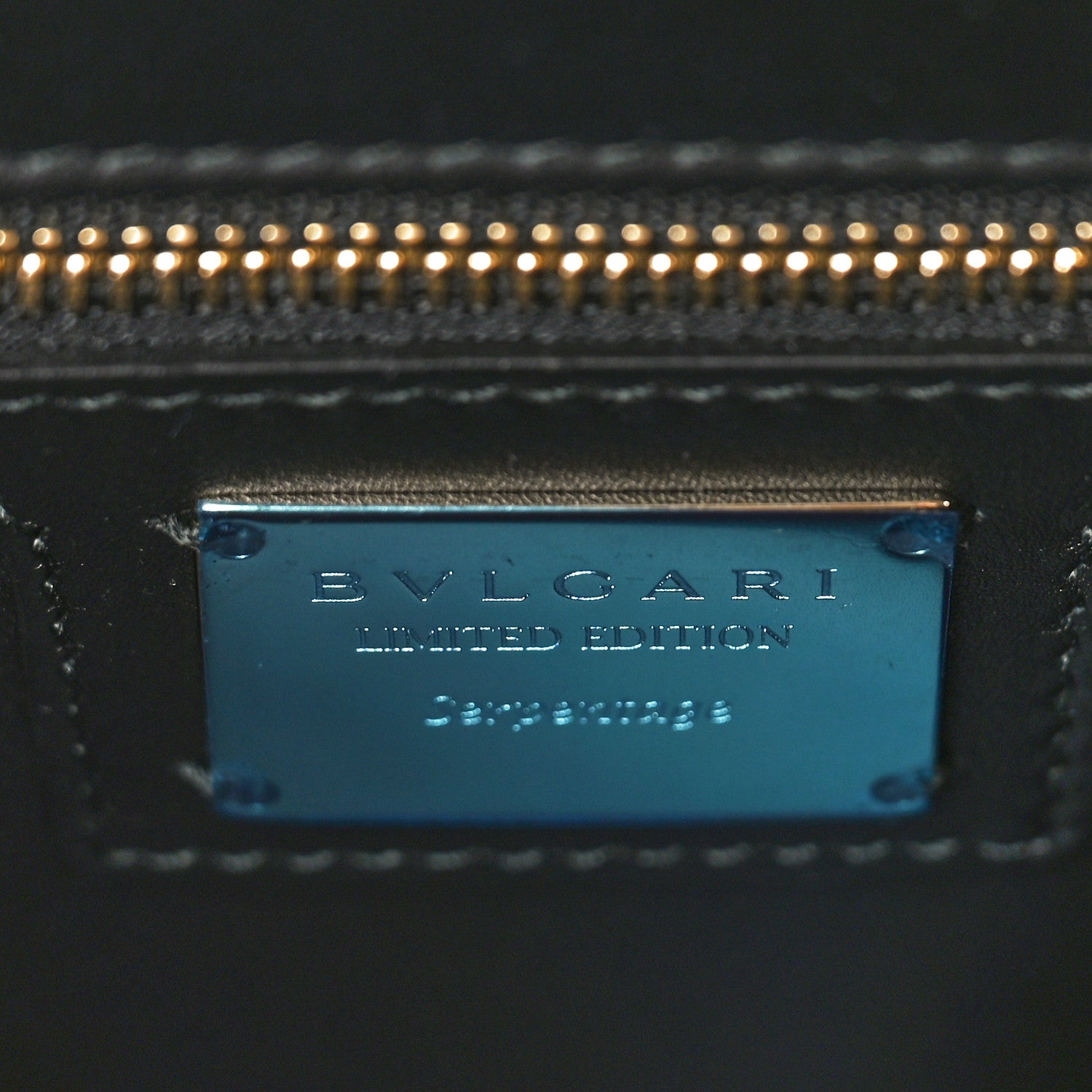 Bulgari Elaphe Serpenti Forever Crossbody Bag Black Multicolor 6 of 9
