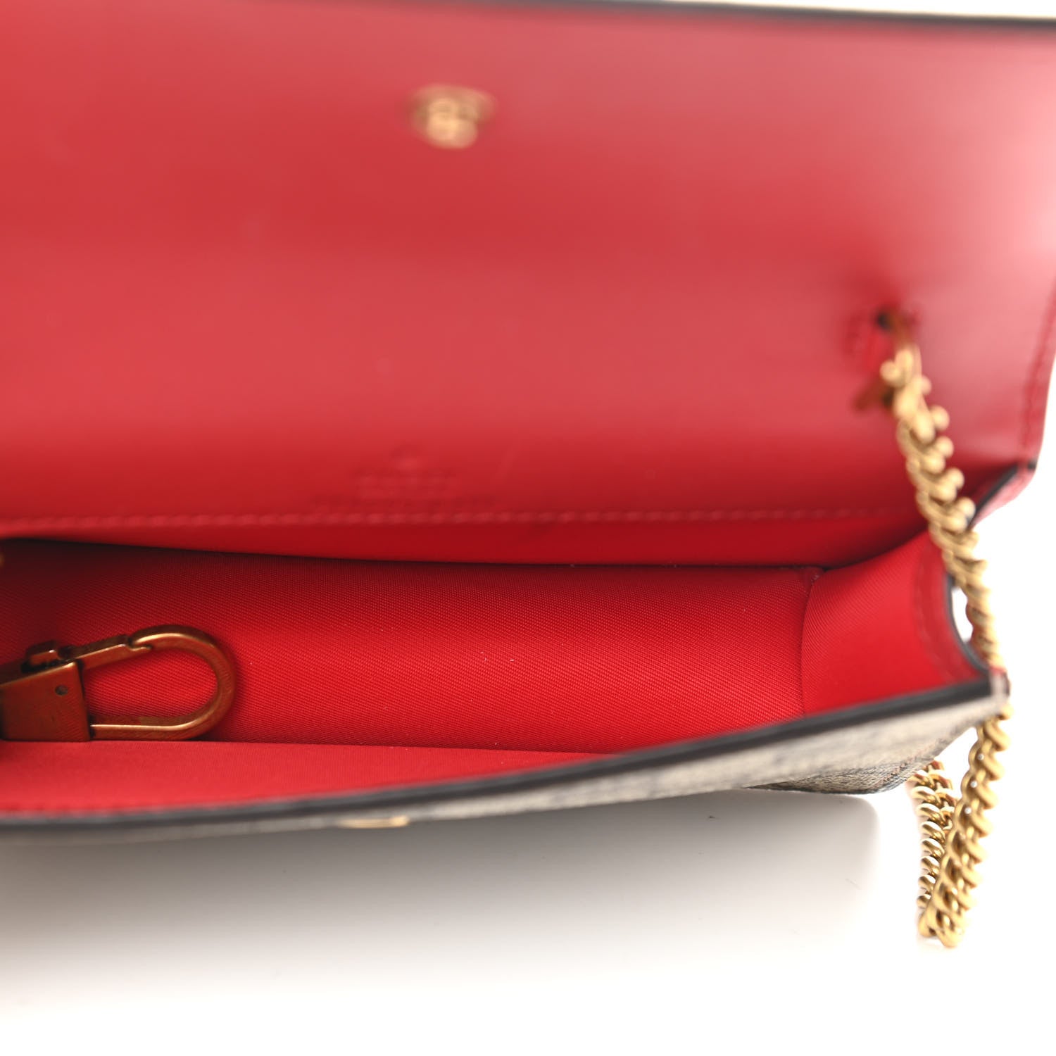 Gucci GG Supreme Monogram Mini Cherry Chain Bag 4 of 9