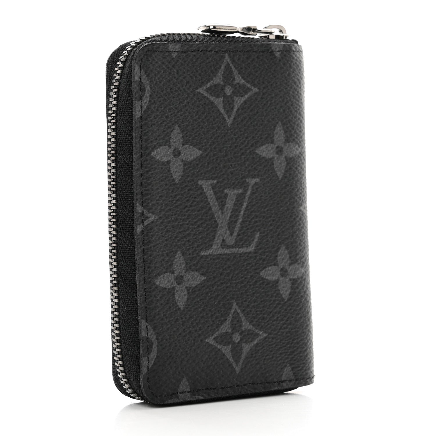 Louis Vuitton Monogram Eclipse Zippy Coin Purse Vertical 3 of 7