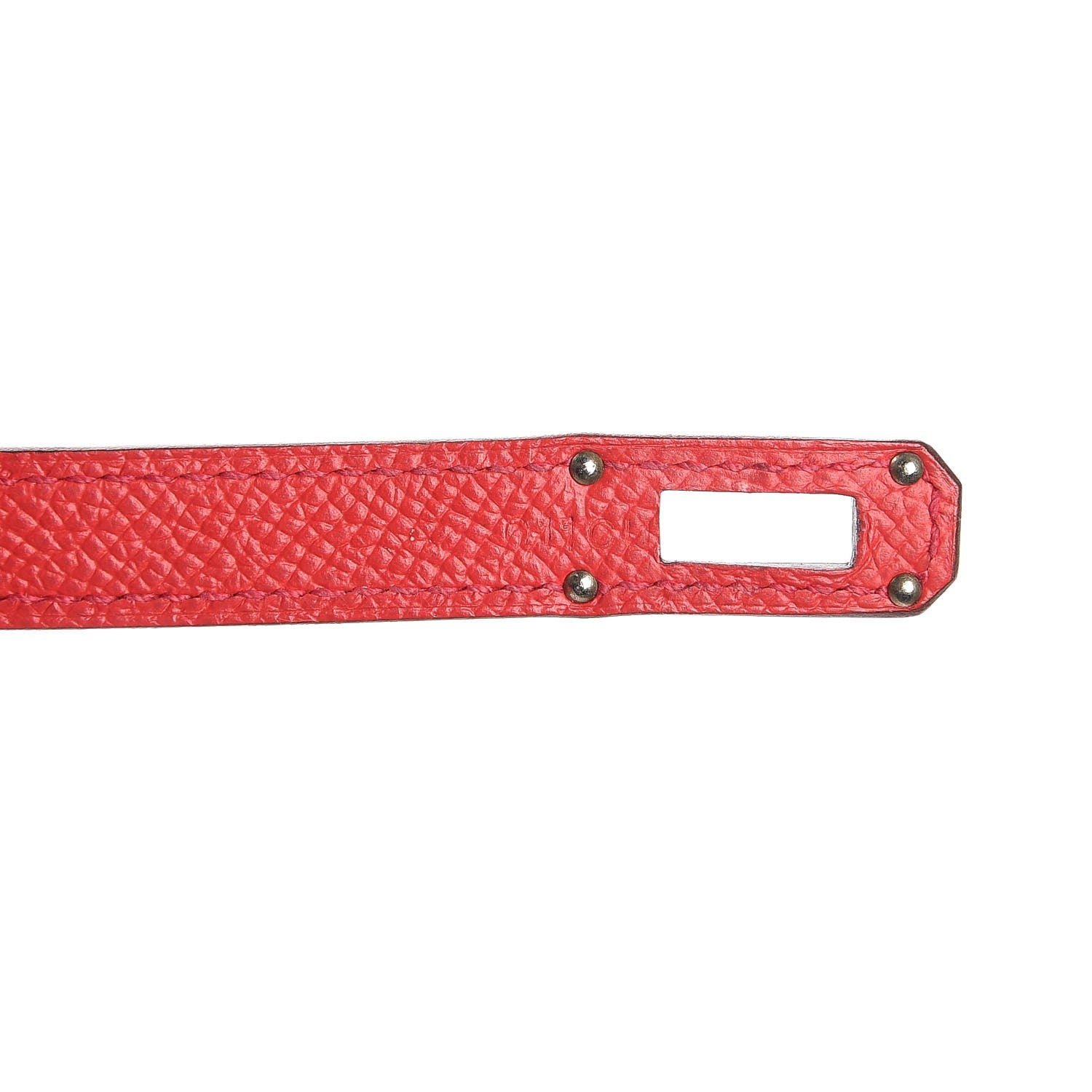 Hermes Epsom Kelly Longue Wallet Rouge Casaque 7 of 7