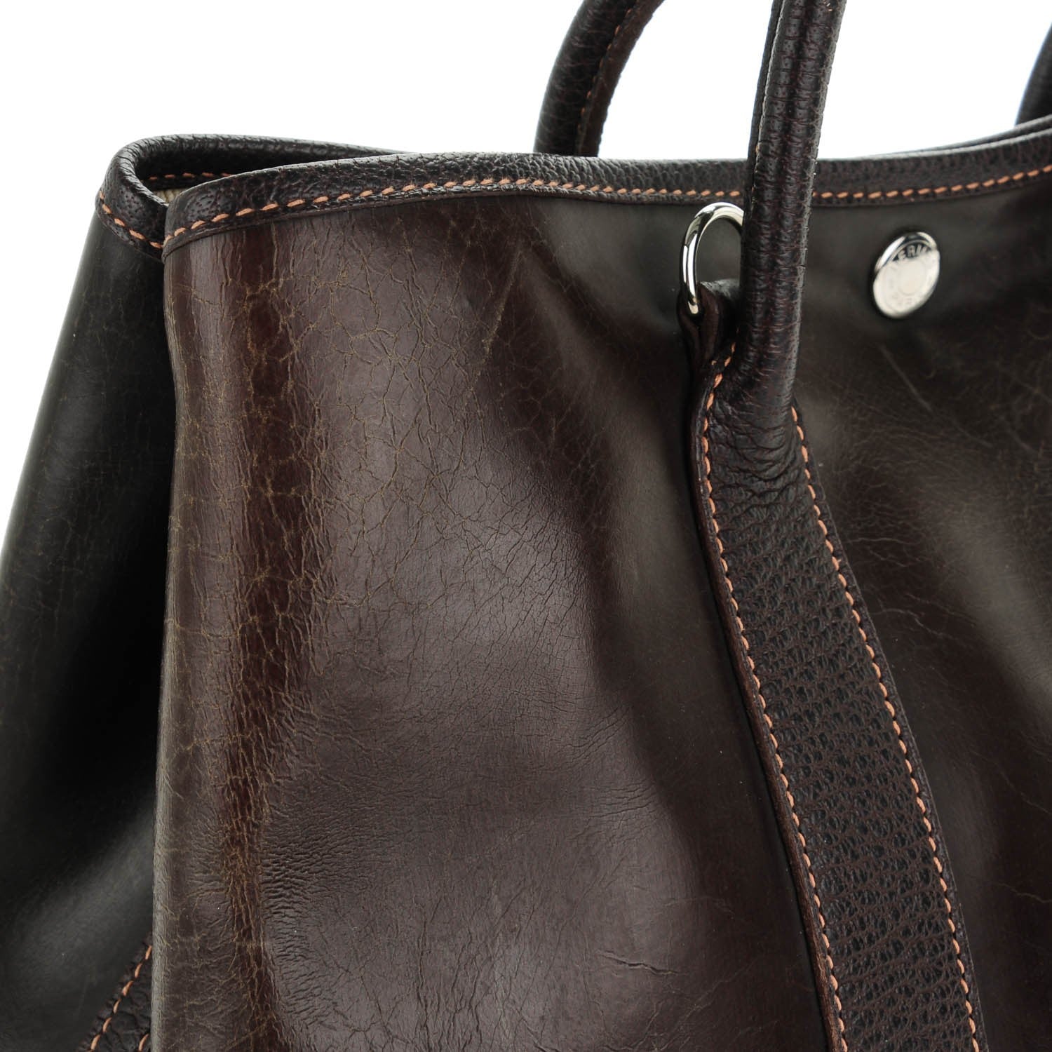 Hermes Amazonia Buffle Skipper Garden Party 30 TPM Havane 12 of 13