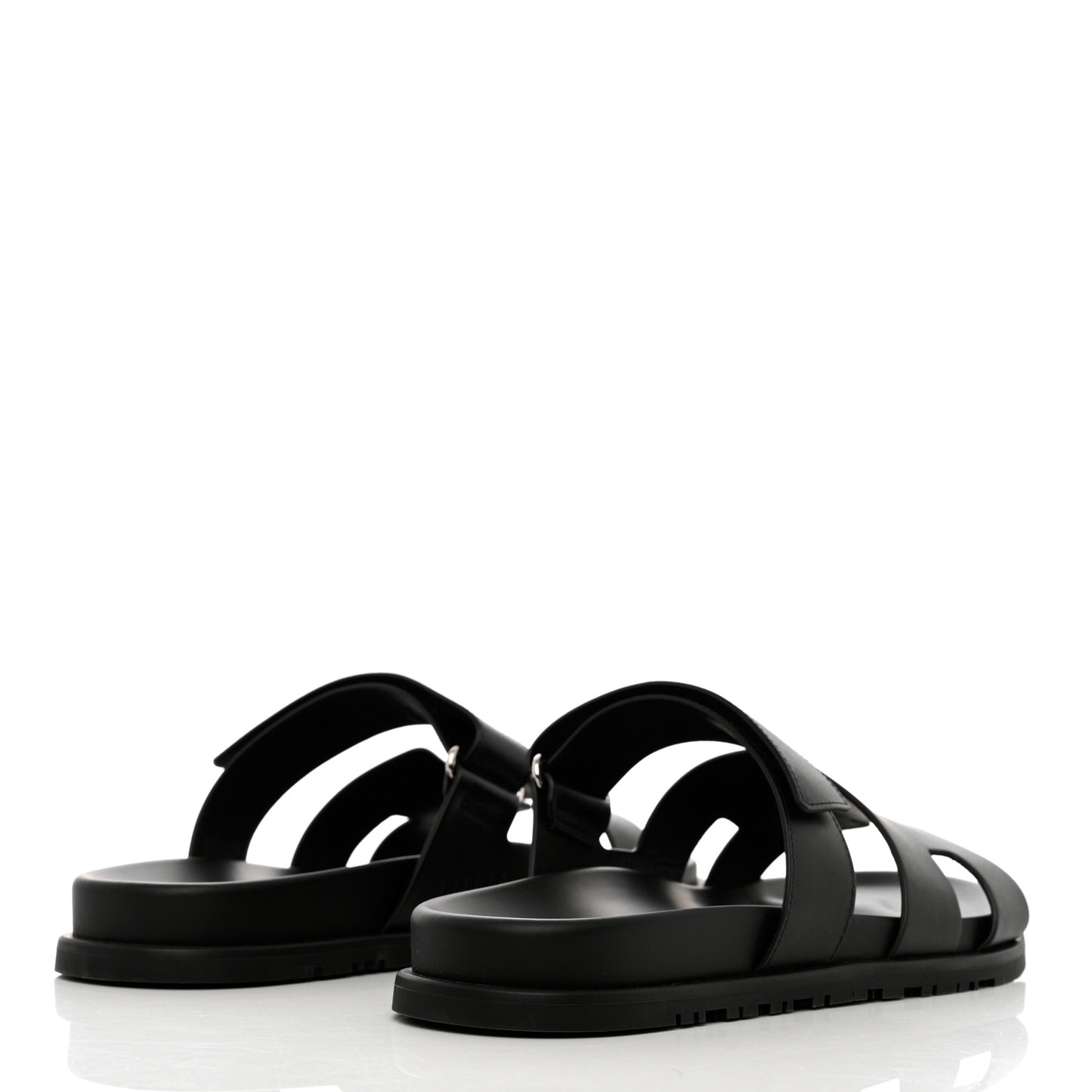 Calfskin Mens Chypre Sandals 44 Black