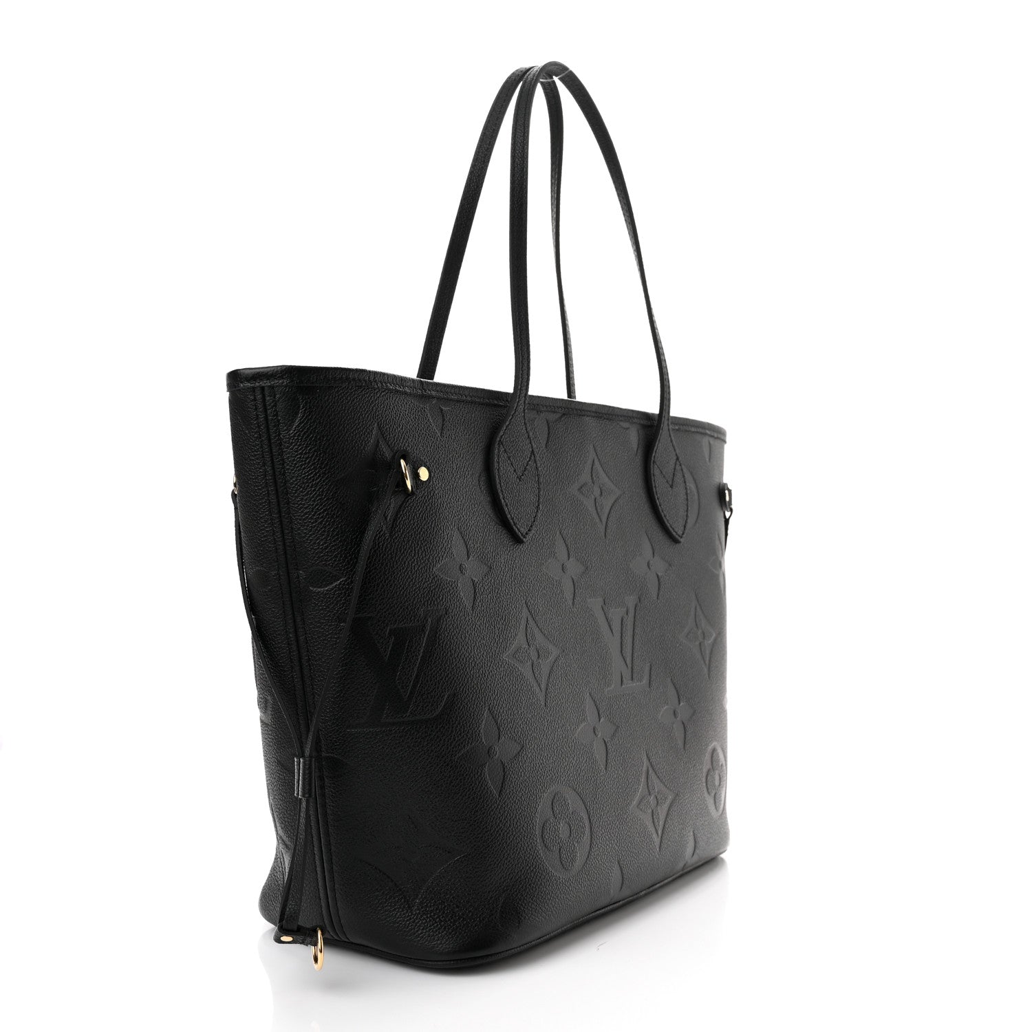 Louis Vuitton Empreinte Monogram Giant Neverfull MM Black 4 of 10