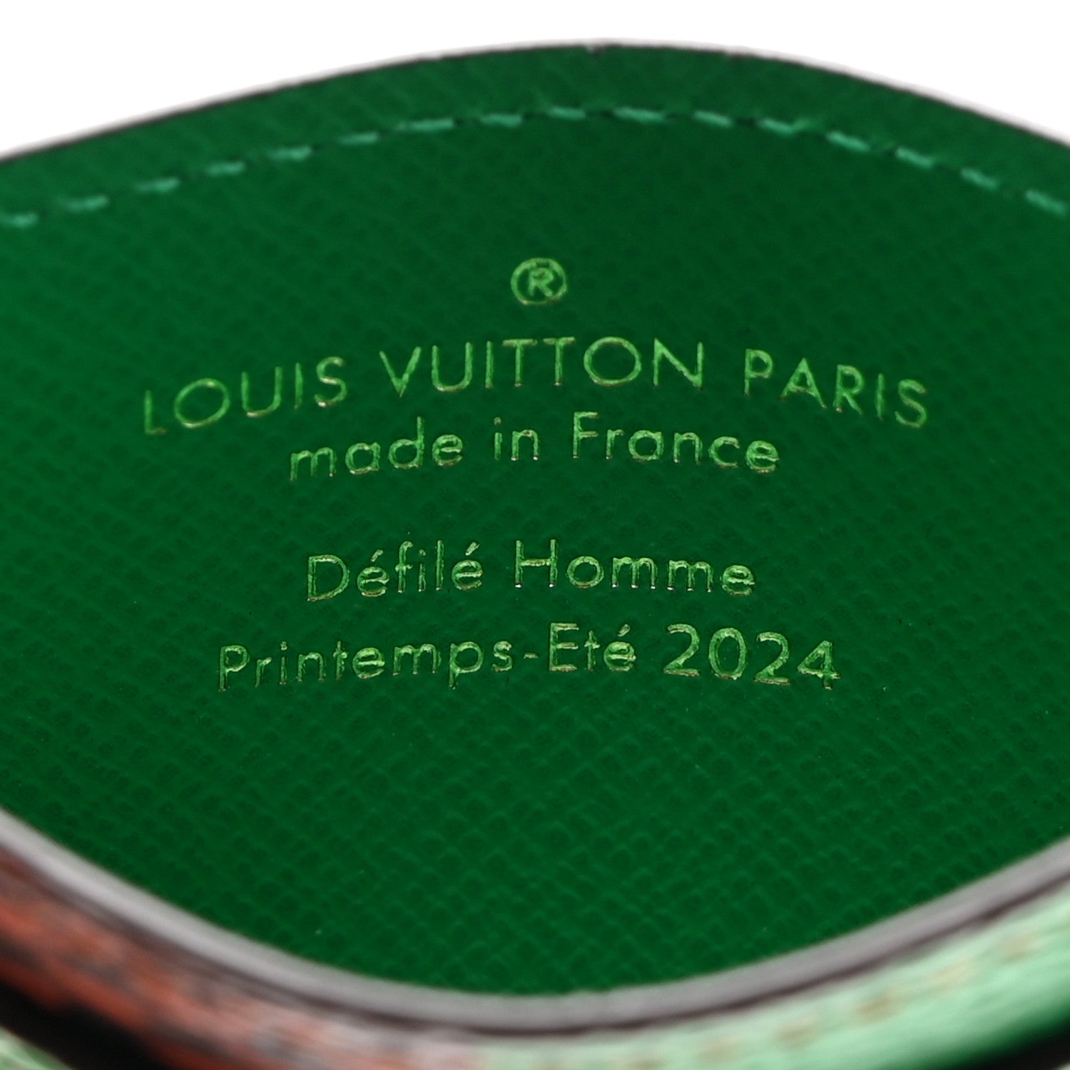 Louis Vuitton Damier Pop Porte Cartes Simple Card Holder Green 6 of 6