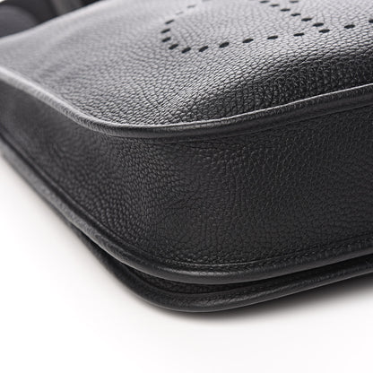 Hermes Taurillon Clemence Evelyne III PM Black 8 of 10