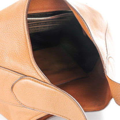 Prada Vitello Daino Medium Pocket Hobo Bag Cannella 5 of 10
