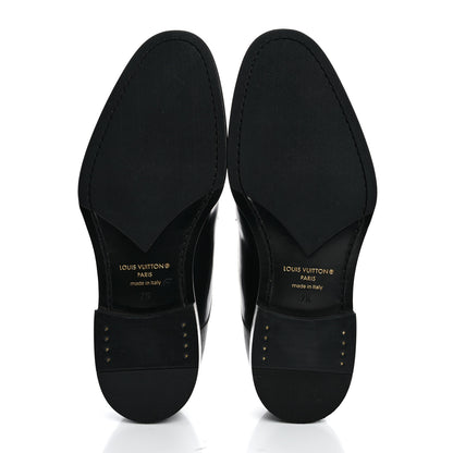 Louis Vuitton Epi Calfskin Mens Kensington Derby Lace Up Shoes 7.5 Black 6 of 9