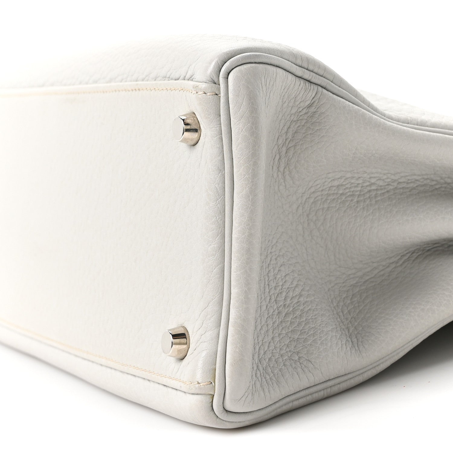 Hermes Taurillon Clemence Kelly Retourne 32 Gris Perle 10 of 11
