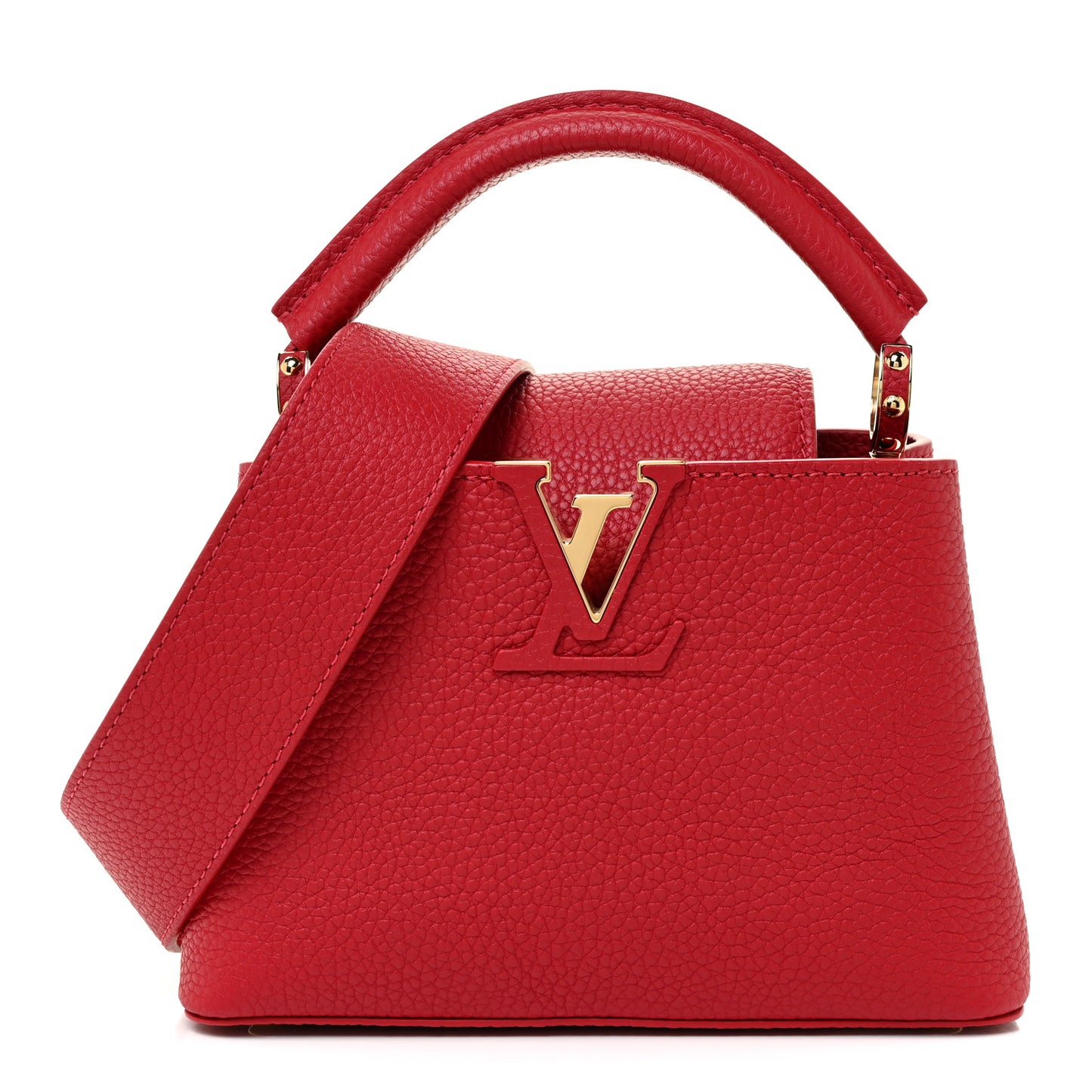 Taurillon Mini Capucines Scarlet