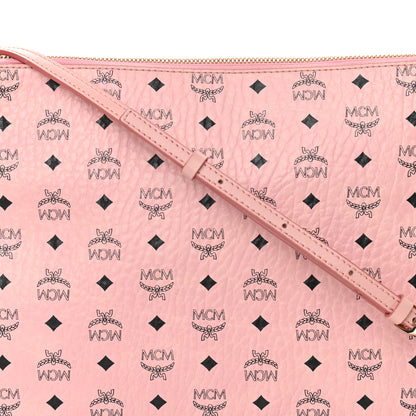 MCM Visetos Medium Crossbody Pouch Soft Pink 8 of 10
