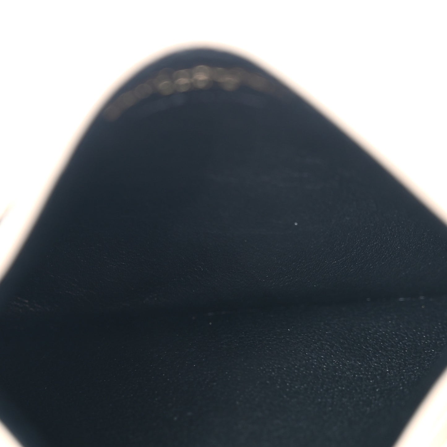Grain De Poudre Matelasse Chevron Monogram Credit Card Case Nude Powder