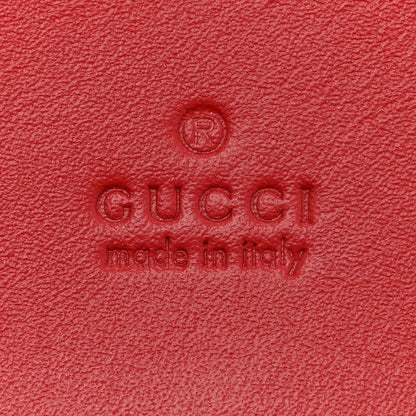 Gucci Calfskin Queen Margaret Card Case Wallet Red 8 of 9
