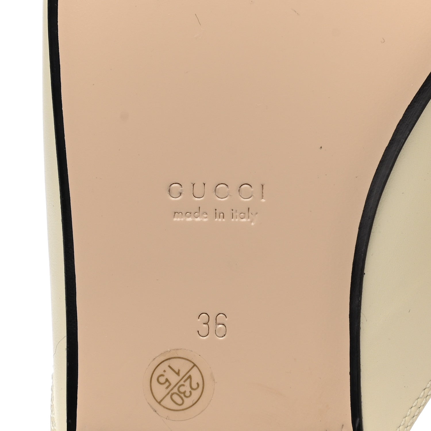 Gucci Malaga Kid Strawberry Womens Princetown Slippers 36 White 6 of 9