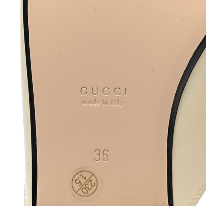 Gucci Malaga Kid Strawberry Womens Princetown Slippers 36 White 6 of 9