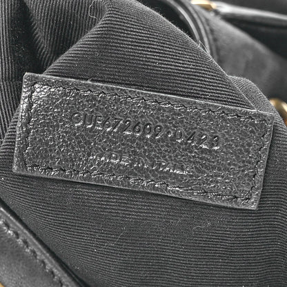 Saint Laurent Lambskin Matelasse Monogram Joe Backpack Black 7 of 10