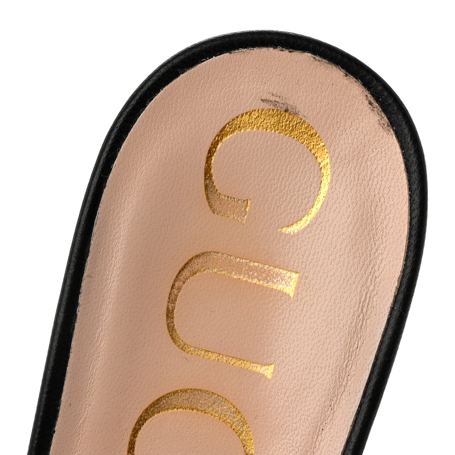 Gucci Nappa Horsebit 75mm Slide Sandals 39.5 Black 10 of 12