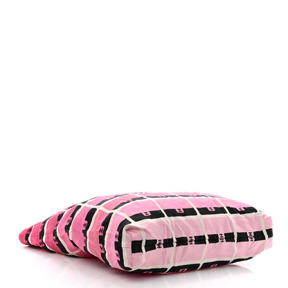 Chanel Caviar Fabric Quilted Foldable Tote With Chain Pink Multicolor 14 of 18