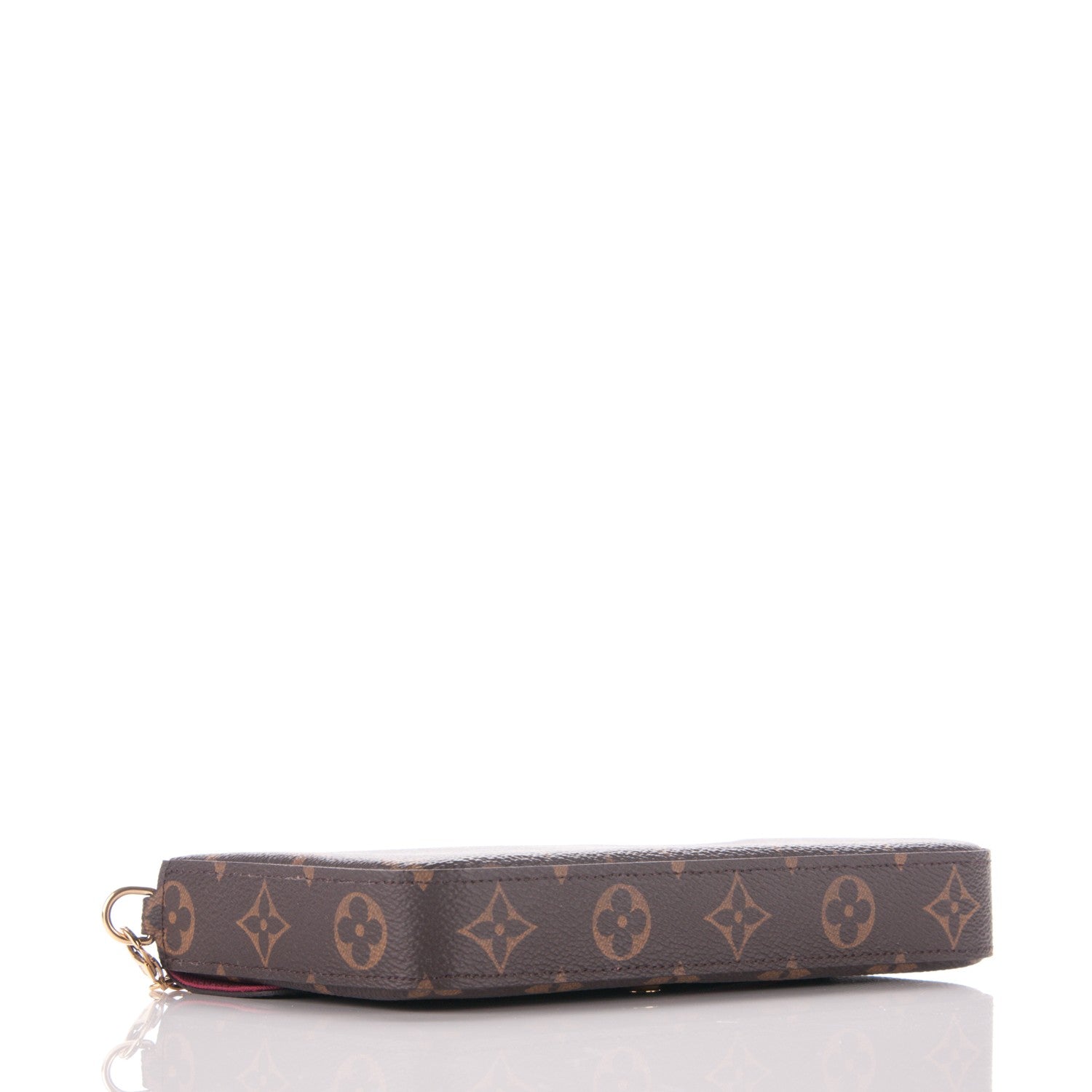 Louis Vuitton Monogram Pochette Felicie Chain Wallet Fuchsia 4 of 7
