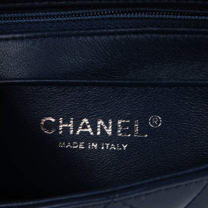 Chanel Patent Quilted Mini Rectangular Flap Navy Blue 6 of 8