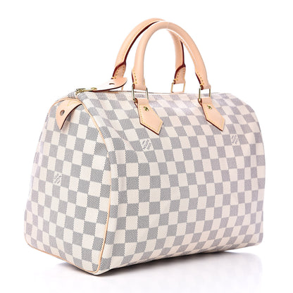 Louis Vuitton Damier Azur Speedy 30 3 of 9