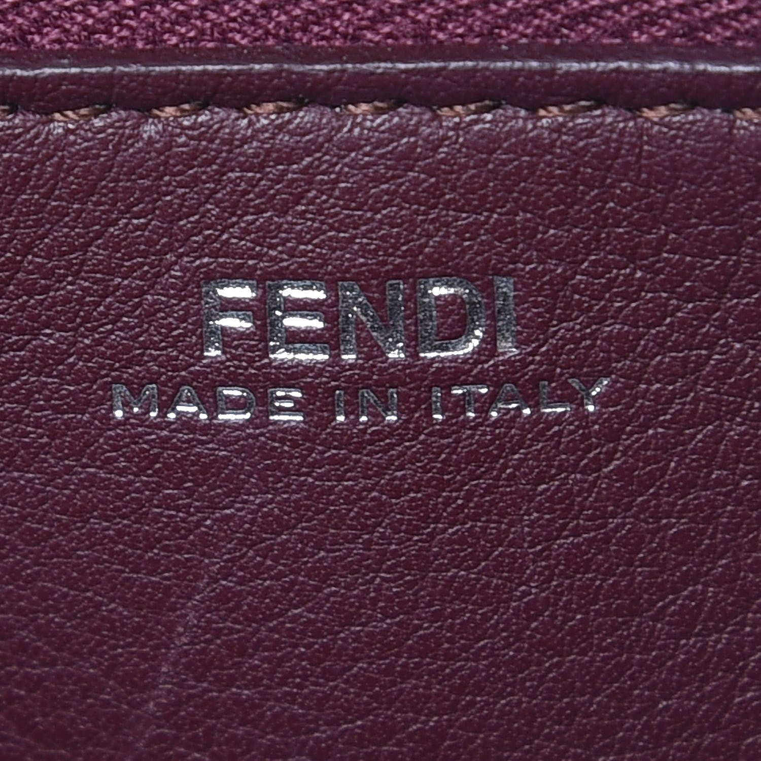 Fendi Vitello Baltico Dolce Elaphe DotCom Satchel Carbone Ramar Multicolor 8 of 9