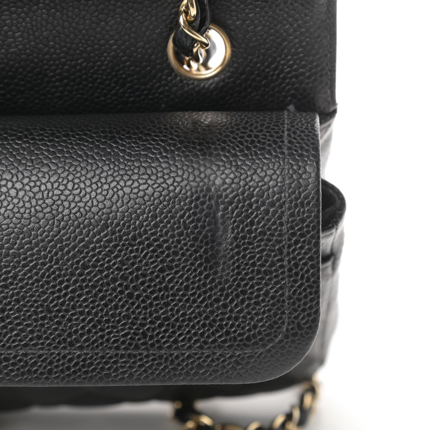 Chanel Caviar Quilted Medium Double Flap Black 17 of 18