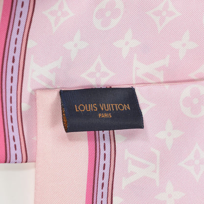 Louis Vuitton Silk Monogram Superstition Bandeau Rose Clair 4 of 5