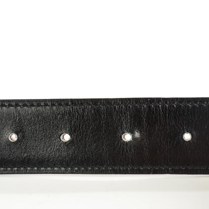 Hermes Box Togo Belt Strap 95 Gold Black 3 of 5