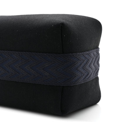 Hermes Canvas Small Bride-A-Brac Pouch Black Bleu Nuit 9 of 9